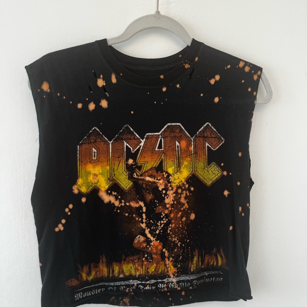 Vintage AC/DC Black Graphic T-Shirt